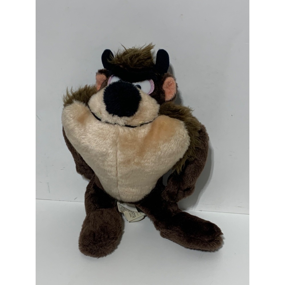 Warner Brother Mighty Star Taz Tazmanian Devil Plush 1971 VTG